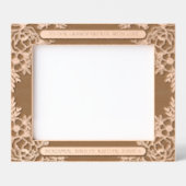 10"x8" für Großeltern mit Blumenstrauß der Liebe Geätzte Rahmen (Vorderseite)