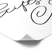 10" x 8" Geschenksieb Wasserfarbenleaf Poster (Ecke)