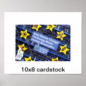 10 x 8 Karton Poster (Vorne)