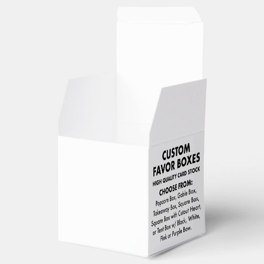 10 x Benutzerdefinierte Personalisiert 2" Quadrat- Geschenkschachtel (Geöffnet)
