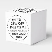 10 x Benutzerfreundliche Felder 25% Rabatt auf Bul Geschenkschachtel (Vorderseite)