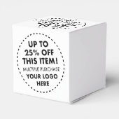 10 x Benutzerfreundliche Felder 25% Rabatt auf Bul Geschenkschachtel (Rückseite)