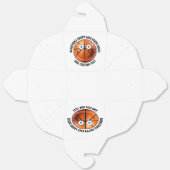 10 x Custom Basketball Party BLAUE EYES Happy Face Geschenkschachtel (Ungefaltet)