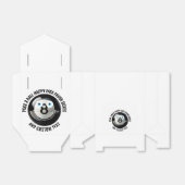 10 x Custom Pool 8 Ball BLAUE EYES Happy Face Geschenkschachtel (Ungefaltet)