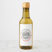 10 x Custom Wedding MINI WEINETIKETTEN Weinetikett (Vorderseite)