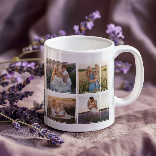 10 x Foto Collage Modernes Insta Grid Kaffeetasse