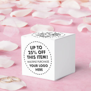 10 x Individuelle Gefallenheitsboxen 25% Rabatt au Geschenkschachtel