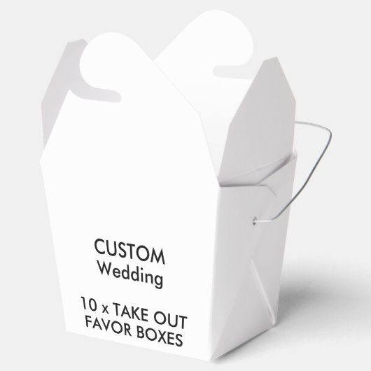 10 x Maßgeschneiderte Hochzeiten: FARBBOXES Geschenkschachtel (Geöffnet)