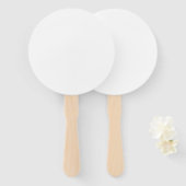 10 x Personalisierte Hand-Fans nach Maß Fächer (Vorne und Hinten)