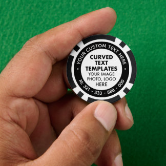 10 x Poker-Chips für benutzerdefinierte Logos und Pokerchips