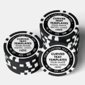 10 x Poker-Chips für benutzerdefinierte Logos und  Pokerchips (Stapel)