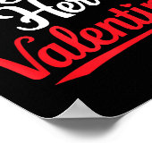 10 Years Her Valentine _ Anniversary Couples Valen Poster (Ecke)