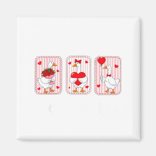 10 Years His Valentine _ Anniversary Couples Valen Magnet (Vorne)