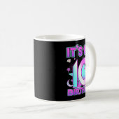 10 Years Old Birthday Kp Kids 10th Birthday Girls  Kaffeetasse (VorderseiteRechts)