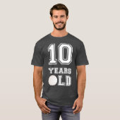 10 Years Old Golf Birthday Boy 10th Birthday T-Shirt (Vorne ganz)