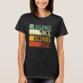 10 Years Old Legend Since December 2012 10th Birt T-Shirt (Vorderseite)