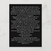 10 ZEHN ANTRÄGE POSTKARTE (Vorderseite)