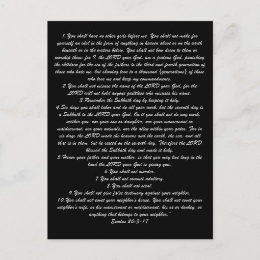 10 ZEHN ANTRÄGE POSTKARTE (Vorderseite)