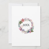 10. Zehn-Hochzeitstag Einladung (Rückseite)