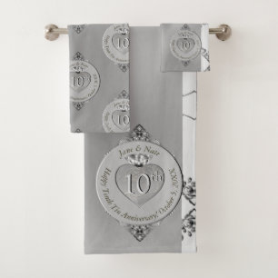 10. Zehn-Jubiläum-Badetuch-Set Badhandtuch Set