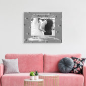 "10. Zehn-Jubiläum" Zinn-Rose Leinwanddruck (Insitu (Wohnzimmer))