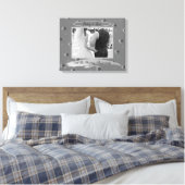 "10. Zehn-Jubiläum" Zinn-Rose Leinwanddruck (Insitu (Schlafzimmer))