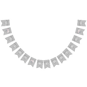 10. Zehnten Hochzeitstag personalisiertes Foto Wimpelkette