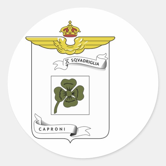 10a Squadriglia Runder Aufkleber (Vorderseite)