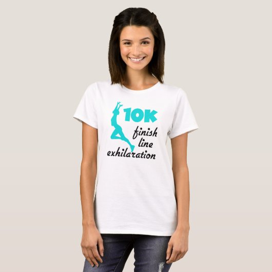 10K Aqua Finish Line T-Shirt (Vorne ganz)