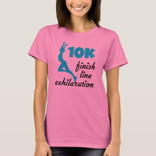 10K Aqua Finish Line T-Shirt (Vorderseite)