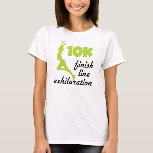 10K grüne Linie T-Shirt (Vorderseite)