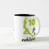 10K grüne Linie Zweifarbige Tasse (VorderseiteRechts)