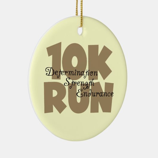 10K Lauf Tan Sports Running Keramikornament (Rechts)