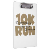 10K Lauf Tan Sports Running Klemmbrett (Rechts)