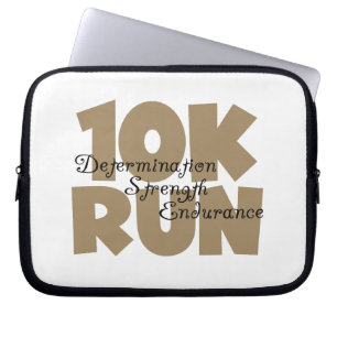 10K Lauf Tan Sports Running Laptopschutzhülle