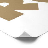 10K Lauf Tan Sports Running Poster (Ecke)