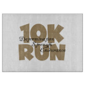 10K Lauf Tan Sports Running Schneidebrett (Vorderseite)