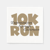 10K Lauf Tan Sports Running Serviette (Vorderseite)