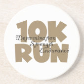10K Lauf Tan Sports Running Untersetzer (Vorne)