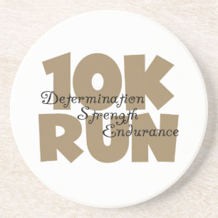 10K Lauf Tan Sports Running Untersetzer