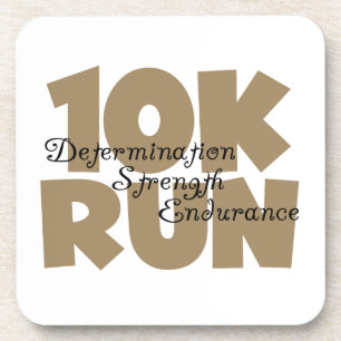 10K Lauf Tan Sports Running Untersetzer