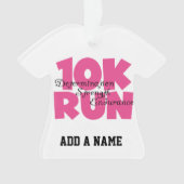 10K rosa Sport-Laufc$laufen Ornament (Vorderseite)