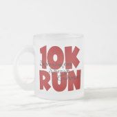 10K Run Red Mattglastasse (Links)