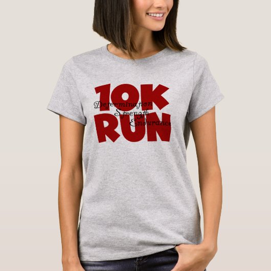 10K Run Red T-Shirt (Vorderseite)