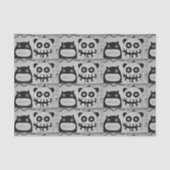 10lb Gewebepapier, GLÜCKLICHES MONSTER SCHWARZ UND Seidenpapier (Vorderseite)