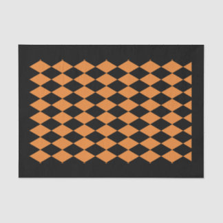 10lb Seidenpapier, HARLEKIN-SCHWARZES u. ORANGE Seidenpapier