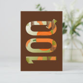 10Q = Thank You a Hundredfold Dankeskarte (Stehend Vorderseite)