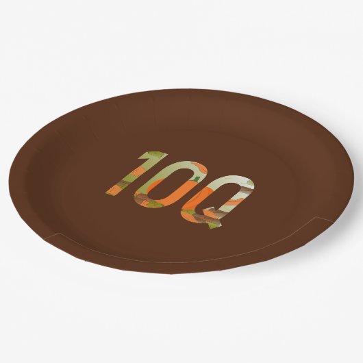 10Q = Thank You a Hundredfold Pappteller (Schrägansicht)