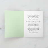 10th Anniversary Lily of the Valley Karte (Innenseite)