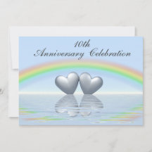 10th Anniversary Tin Hearts